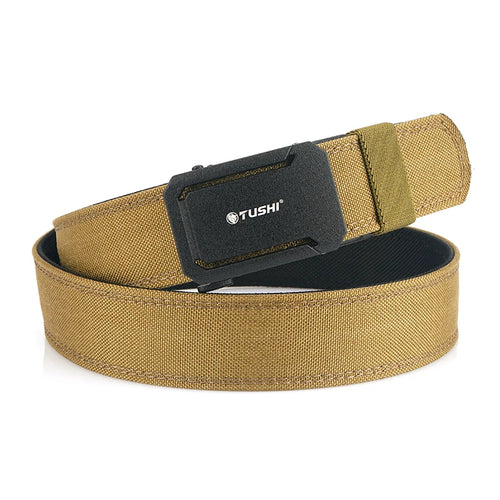 Men Military Belt Nylon Metal Automatic Buckle