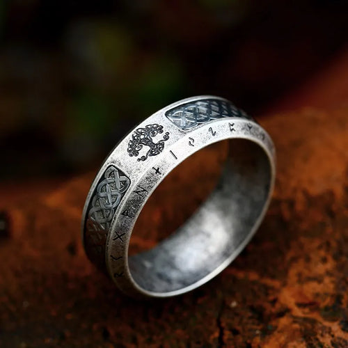 Stainless Steel Viking Ring