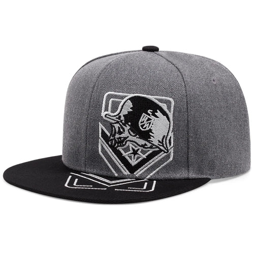 Metal Hats Snapback Baseball Cap Men Summer Cool Cotton Trucker Hats